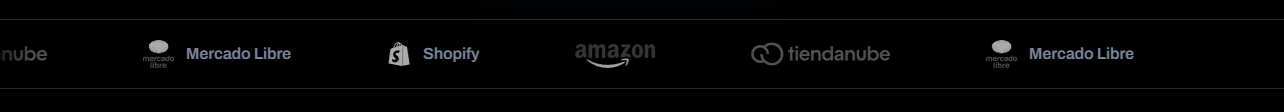 Mercado Libre, Shopify, Amazon y Tiendanube